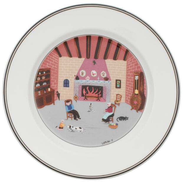 Design Naif - Salatteller Kamin (6er-Set)