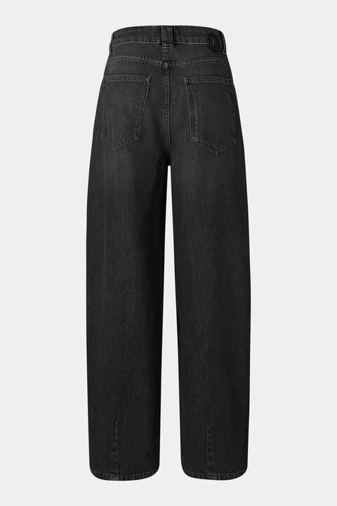 Barrel Fit Jeans Bina In Dark Grey
