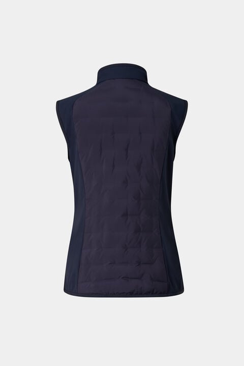Lina Hybrid Waistcoat In Navy Blue