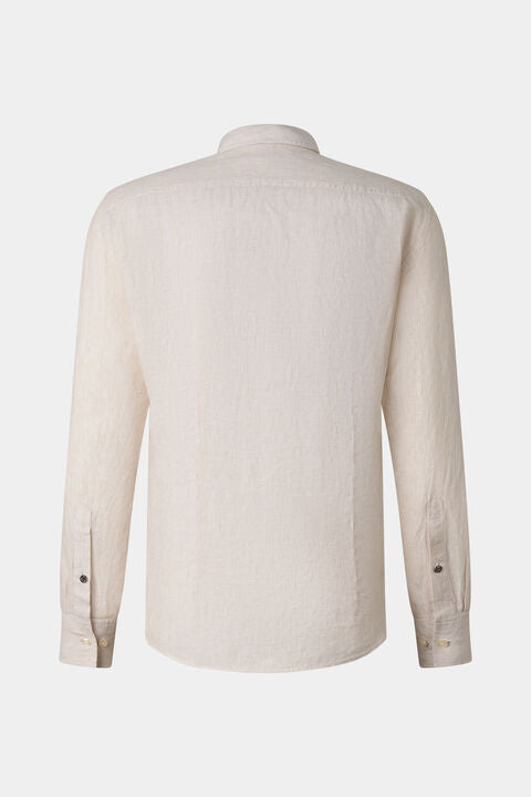 Timi Linen Shirt In Sand/White