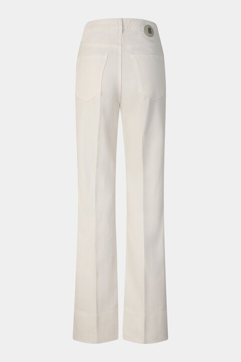 Flared Fit Jeans Devin In Cream