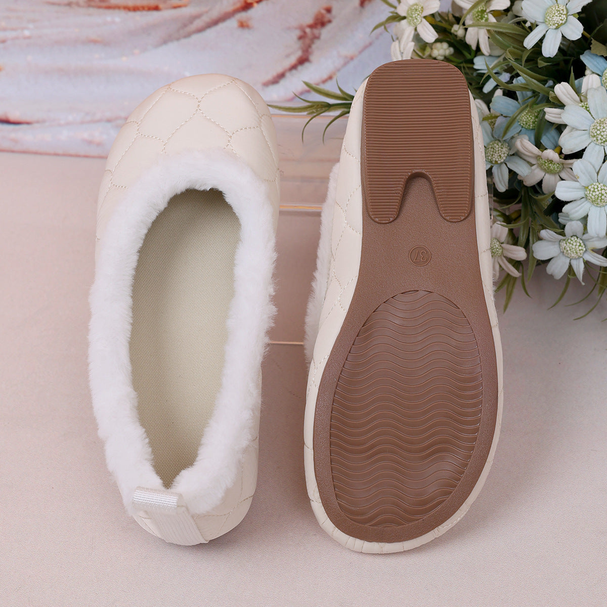 🔥 Ultimo Giorno Promozione Sconto 50% - Scarpe Basse Peluche Mary Jane Morbide da Donna