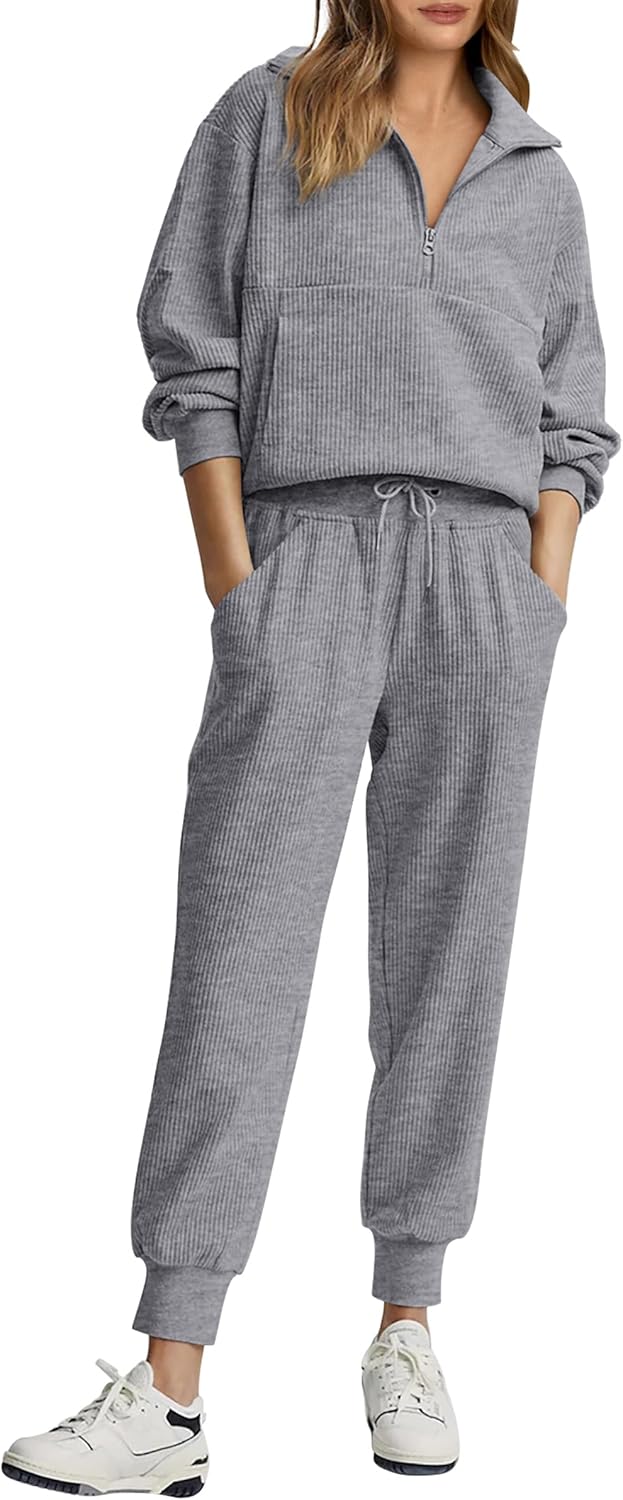 NEU đ„ Damen Baumwolle Zweiteiler Oversized Kapuzenpullover Weite Beine Jogginghose LĂ€ssiges Set