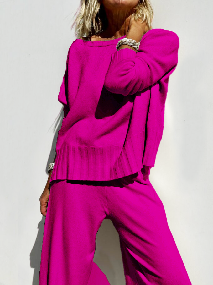 β° LAST DAY SAVE 50% π₯ 2025 Hot Sale Soft Cashmere Casual Sweater Suit
