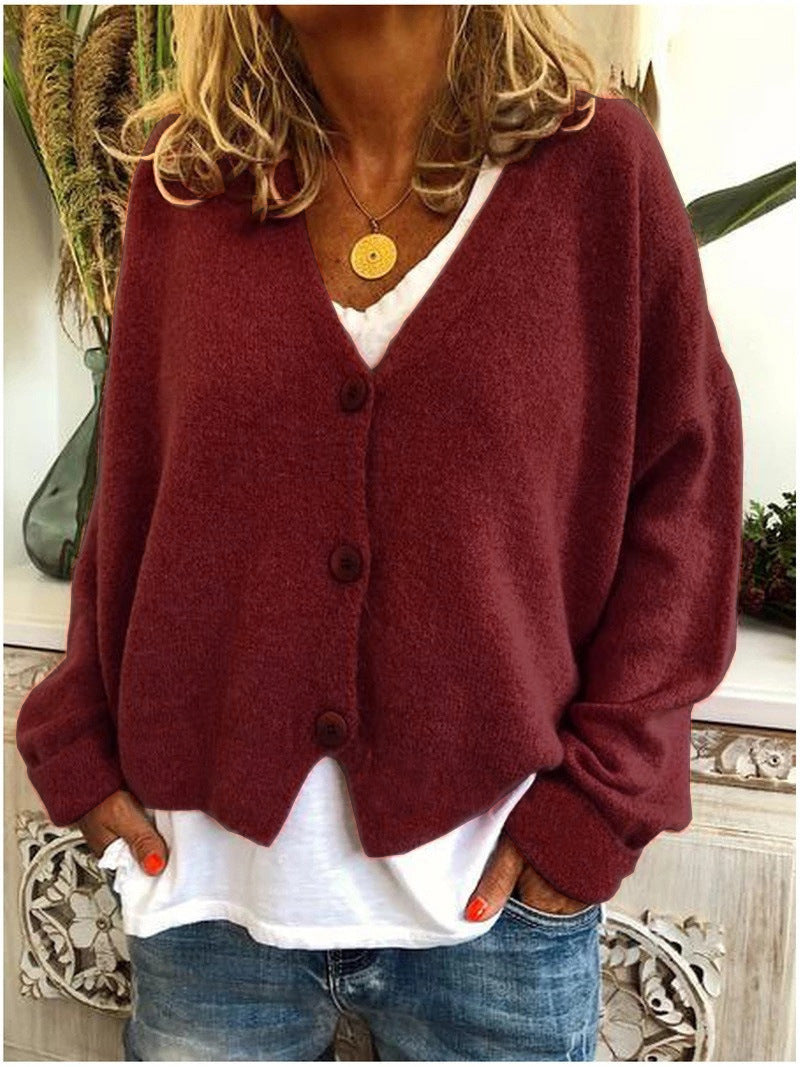 🔥SOLO 36 CAPI RIMASTI - CAPPOTTO IN LANA DA DONNA CON SCOLLO TONDO E MANICHE LUNGHE IN COTONE