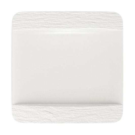Manufacture Rock Blanc - Speiseteller quadratisch (6er Set)