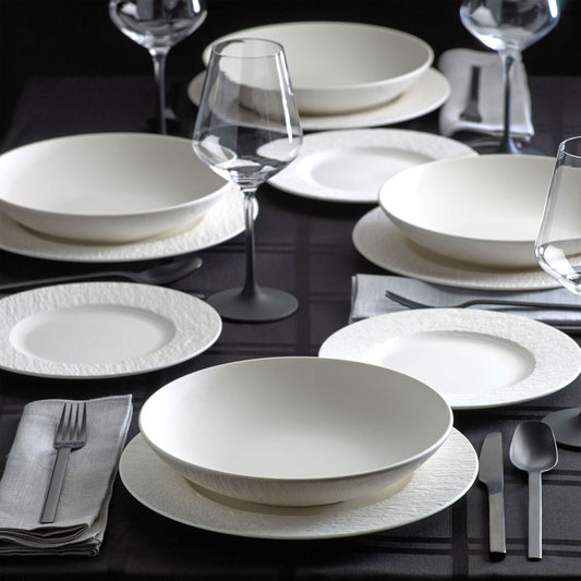 Manufacture Rock Blanc - Tafelservice für 4 Personen (12-teilig)