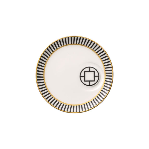 Metro Chic - Tazzina da caffè espresso con piattino (Set da 6)