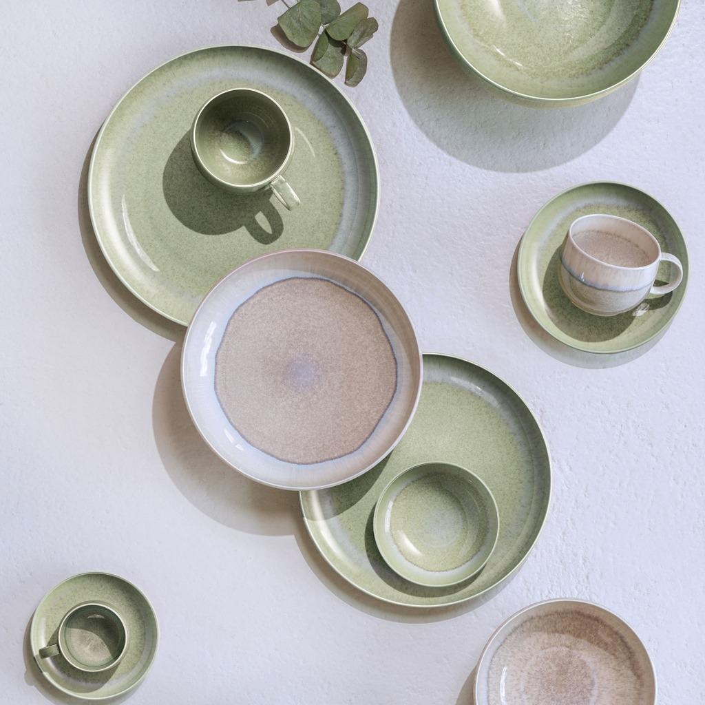 Perlemor Alga - Piattino Tazza Caffè (Set da 4)