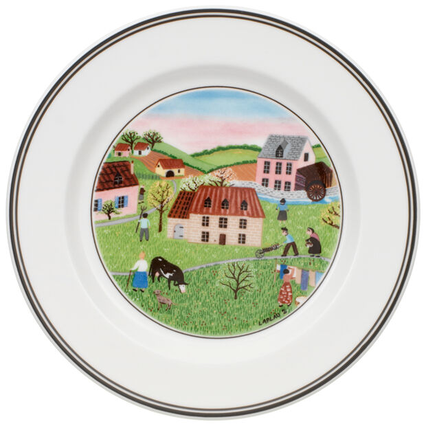 Design Naif - Vorspeisen-/Dessertteller Spring (6er-Set)