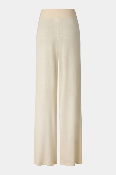 Paula Knitted Trousers In Cream