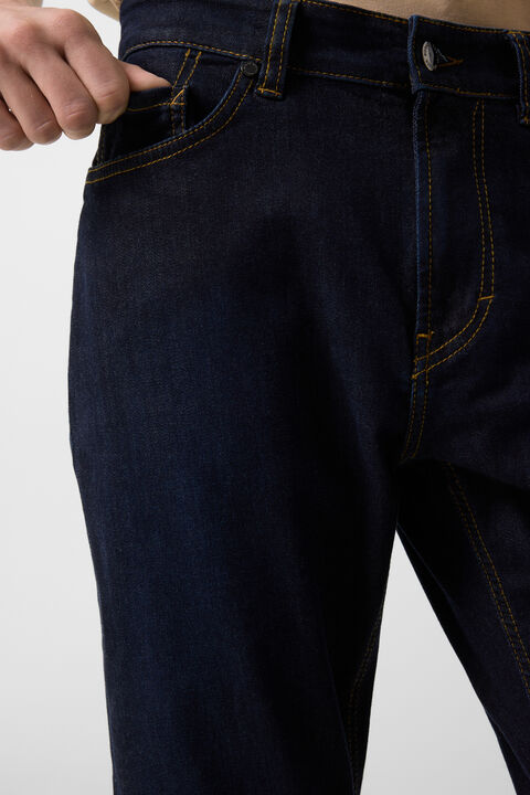 Prime Fit Jeans Rob In Dark Denim Blue