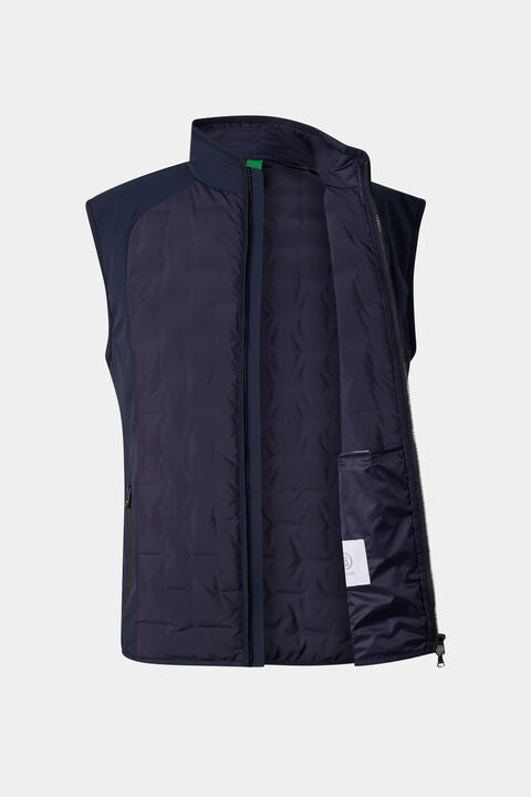 Dane Hybrid Waistcoat In Navy Blue