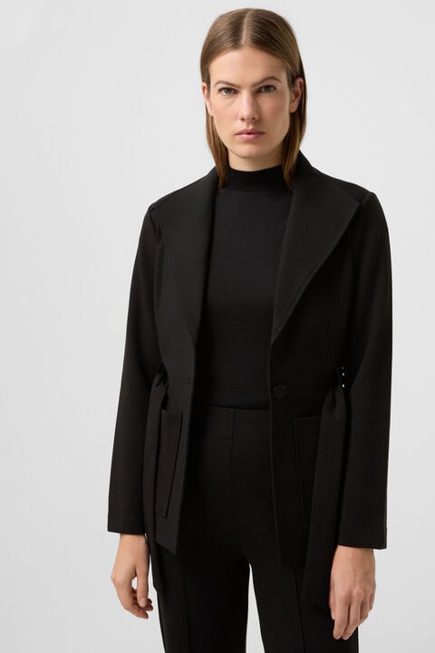 Benisha Jersey Blazer In Black