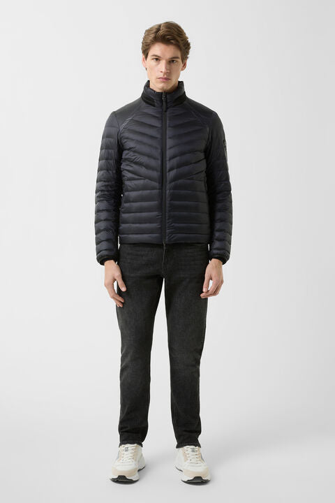 Liman Lightweight Down Jacket In Navy Blue