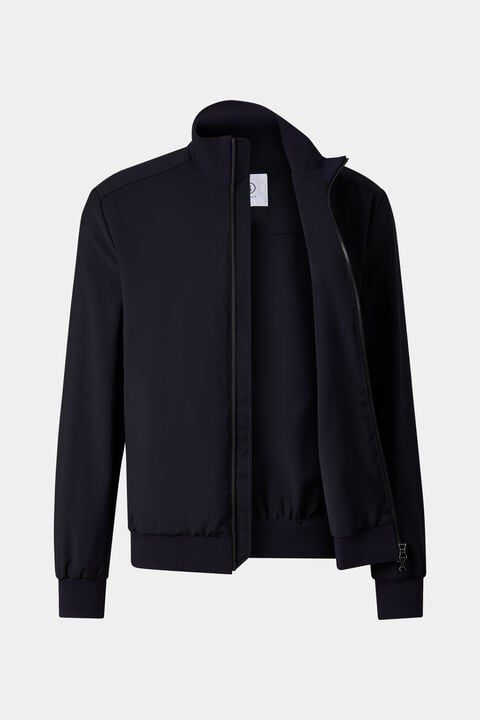 Virgin Wool Jacket Milan In Dark Blue