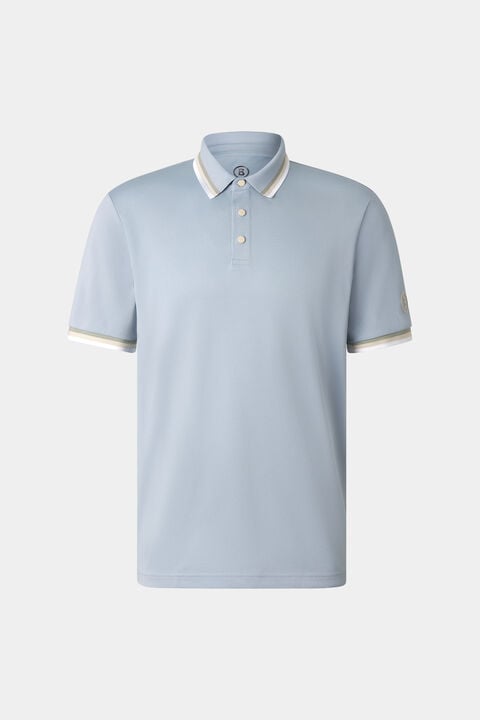 Arik Functional Short-Sleeved Top In Misty Blue