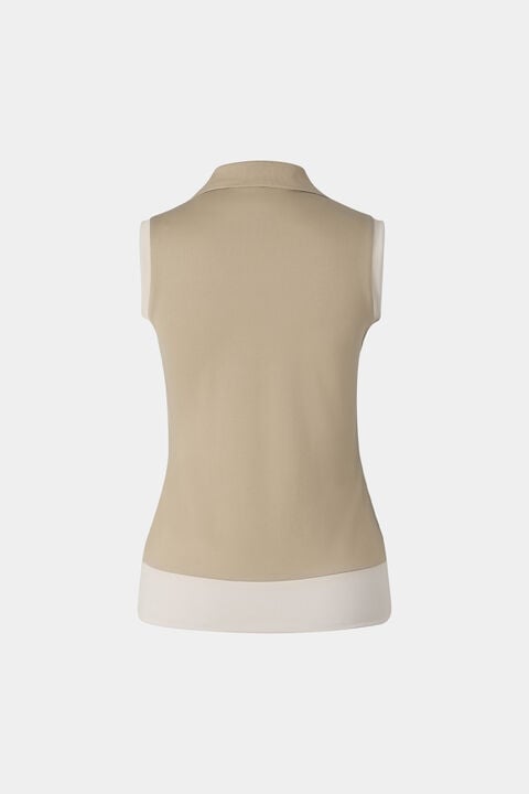 Polo Top Alysha In Beige