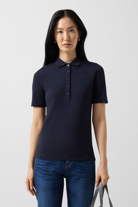 Malika Polo Shirt In Navy Blue