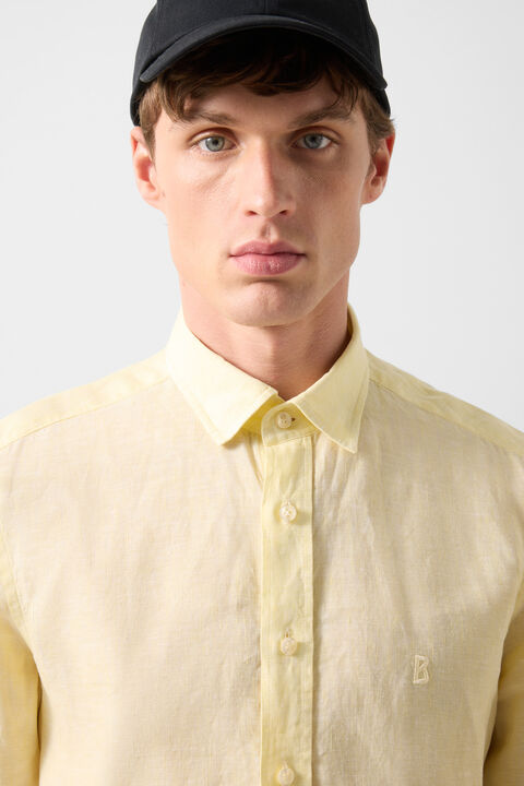 Timi Linen Shirt In Yellow