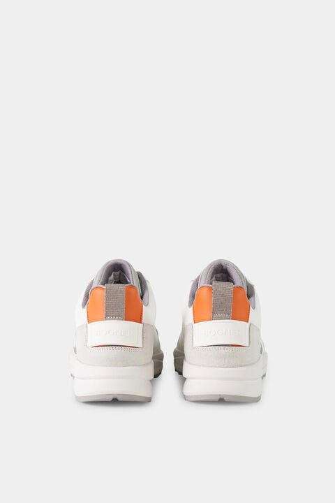 Golf Sneaker In White/Orange