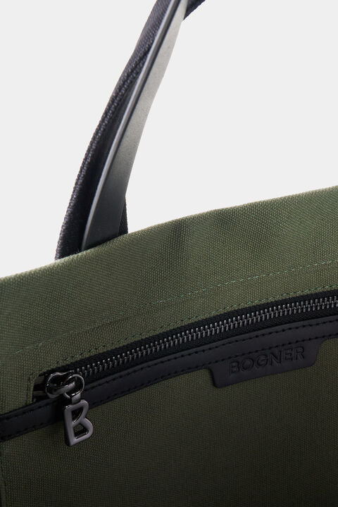 Totebag Curio Ambre In Olive Green