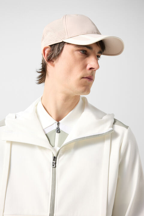Ernesto Jersey Jacket In Off-White/Khaki