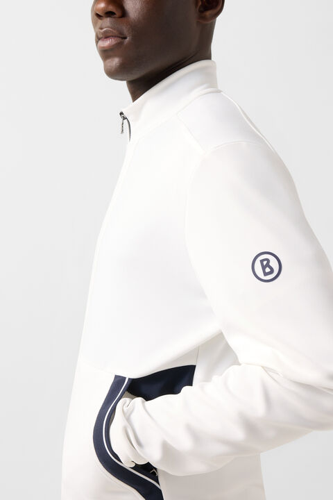 Semir Functional Jacket In Off-White/Navy Blue
