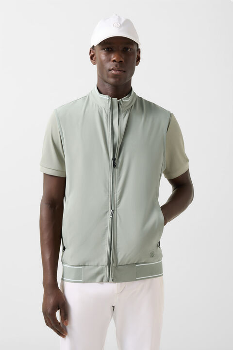Mahdi Functional Waistcoat In Eucalyptus
