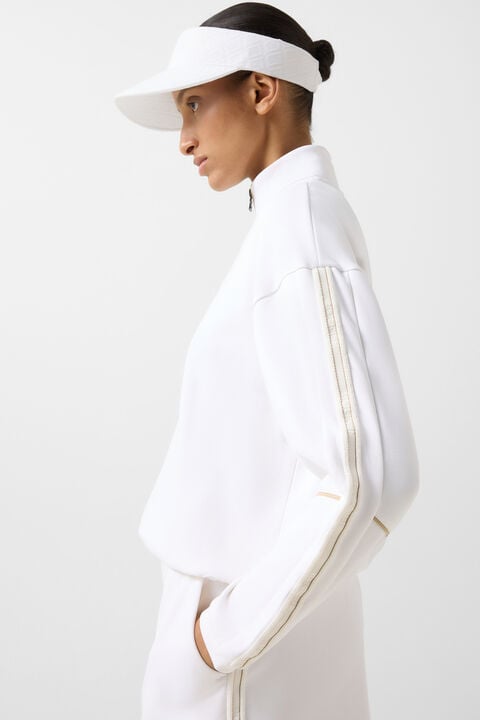 Floria Sweat Troyer In White