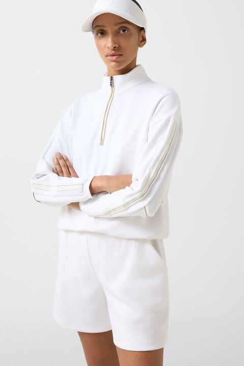 Floria Sweat Troyer In White