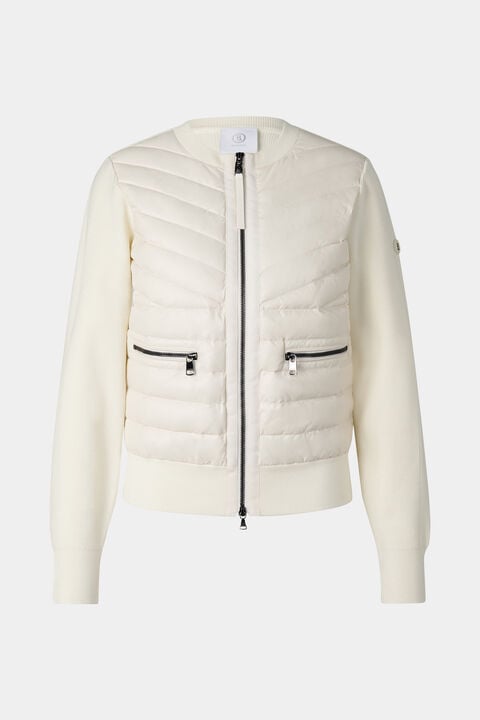 Zilly Hybrid Knit Jacket In Cream