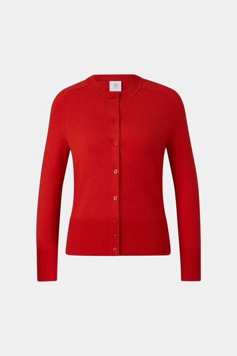Ilma Knit Jacket In Red