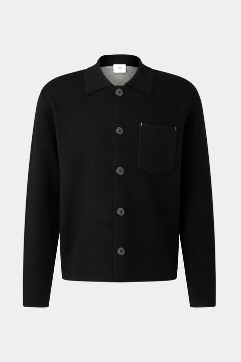 Olaf Knit Jacket In Black