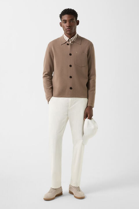 Olaf Knit Jacket In Mud