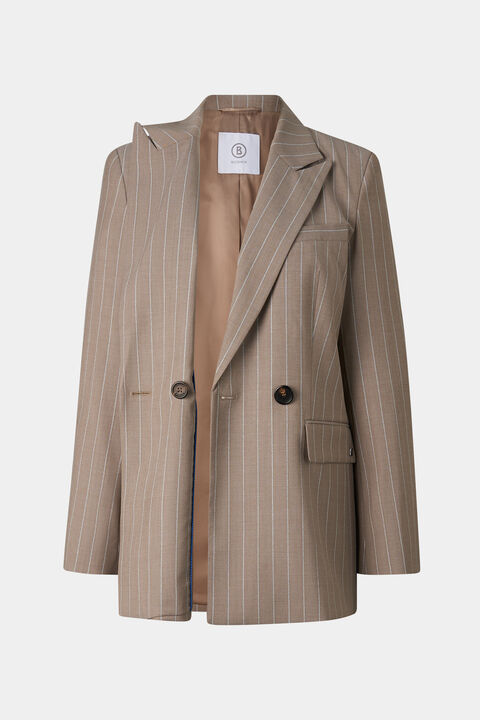 Virgin Wool Blazer Janina In Camel