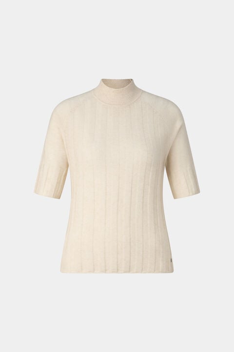 Virgin Wool Cashmere Shirt Tina In Cream