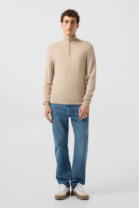 Ouri Merino Troyer In Beige