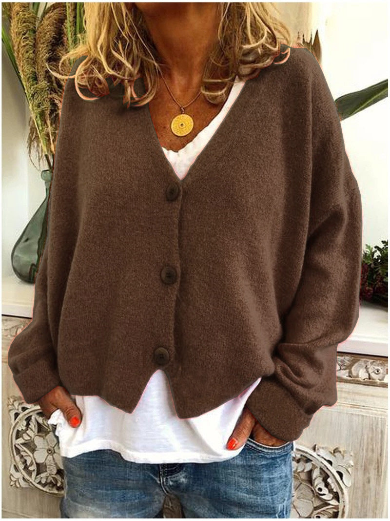 🔥SOLO 36 CAPI RIMASTI - CAPPOTTO IN LANA DA DONNA CON SCOLLO TONDO E MANICHE LUNGHE IN COTONE