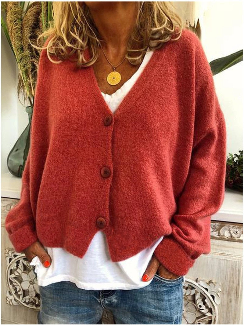 🔥SOLO 36 CAPI RIMASTI - CAPPOTTO IN LANA DA DONNA CON SCOLLO TONDO E MANICHE LUNGHE IN COTONE