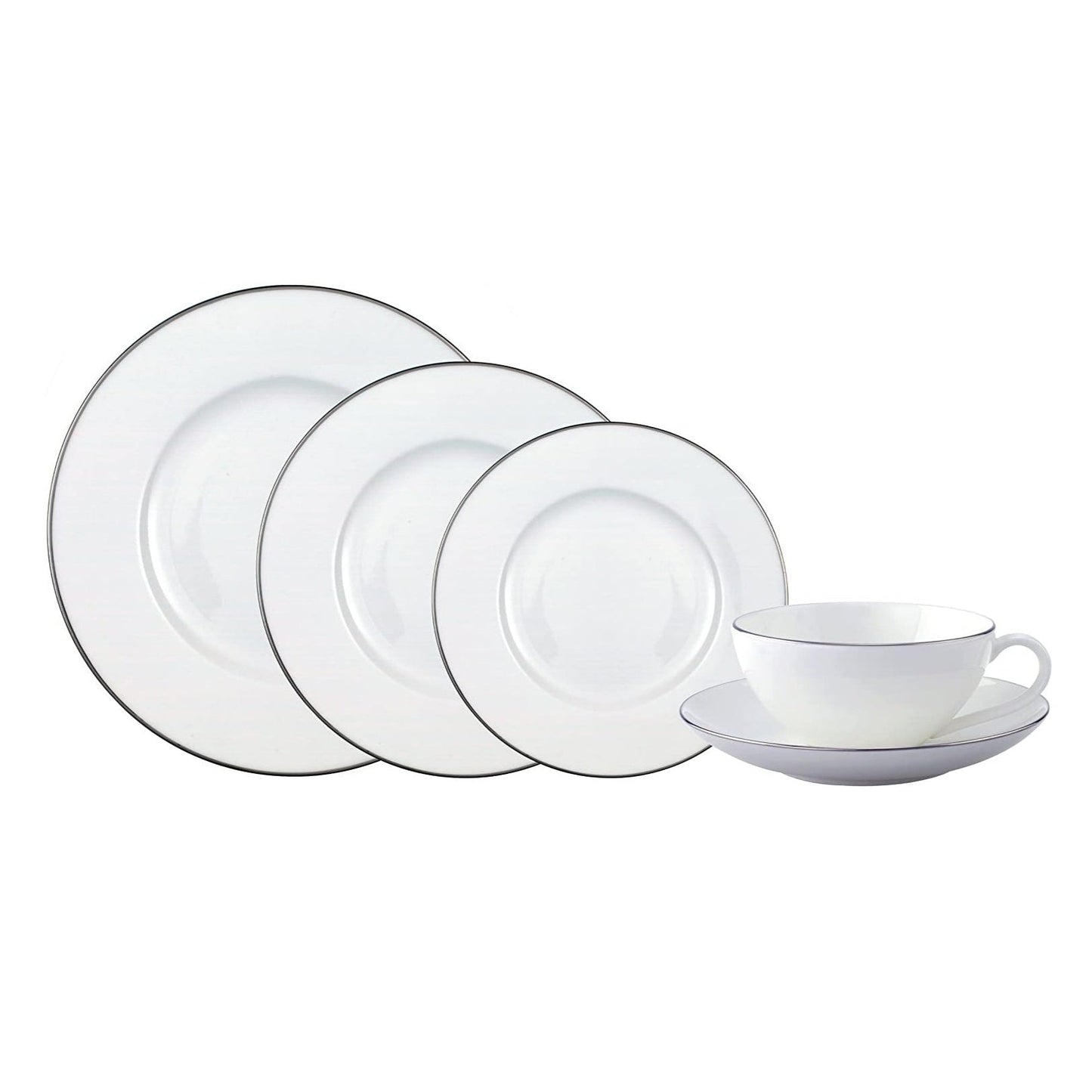 Anmut Platinum No1 - 5-teiliges Tafelservice