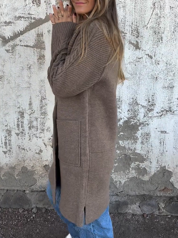 SCONTO PAZZESCO🔥 Giacca casual con risvolto e tasche a coste