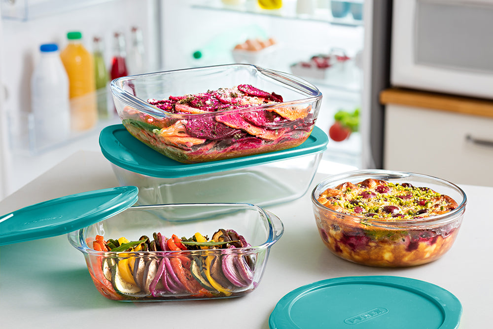 Cook  Store - Rectangular glass dish with lid