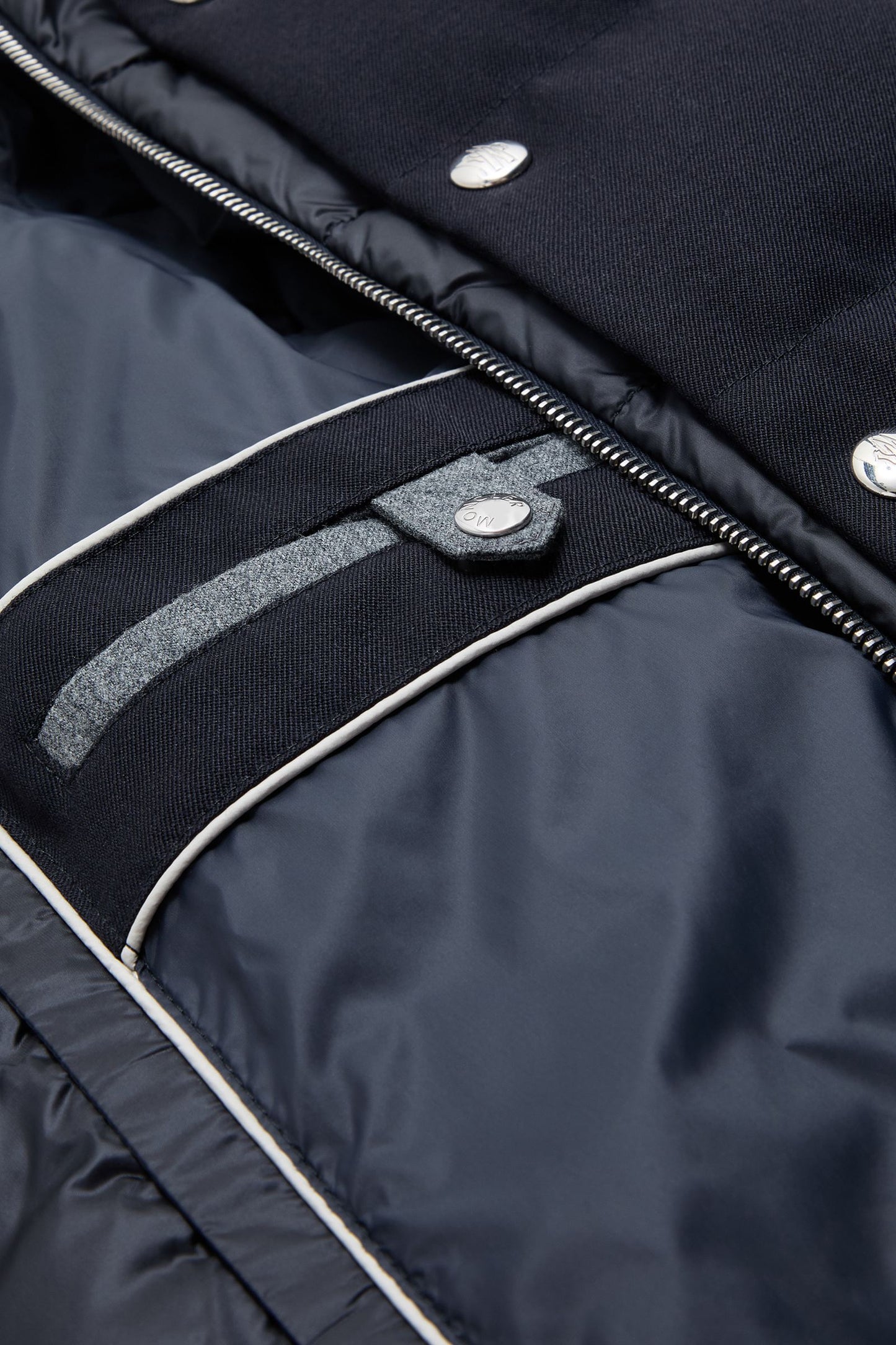 Bess Hooded Wool Short Down Jacket