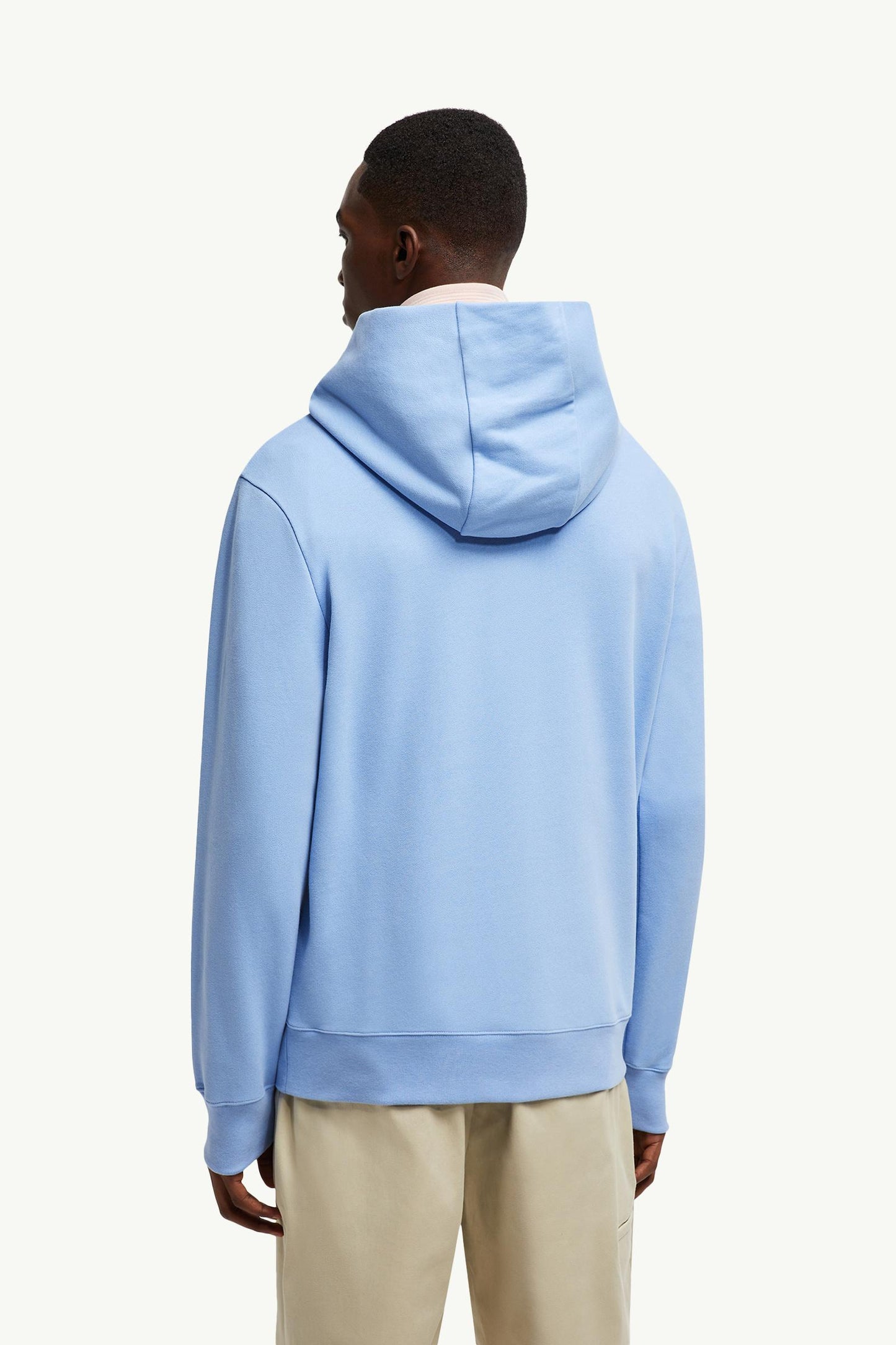 Logo Patch Cotton Hoodie