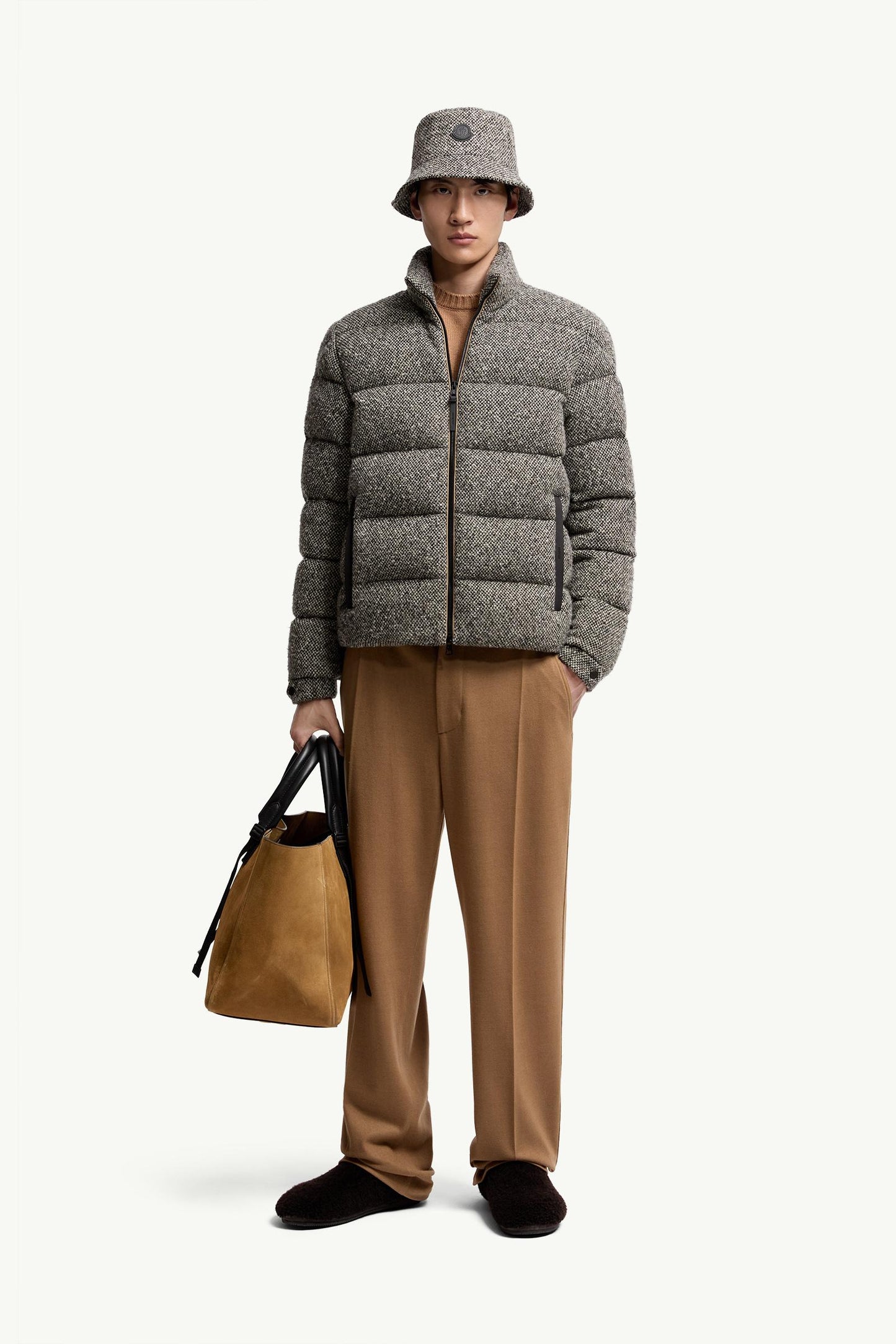 Agde Wool Blend Short Down Jacket