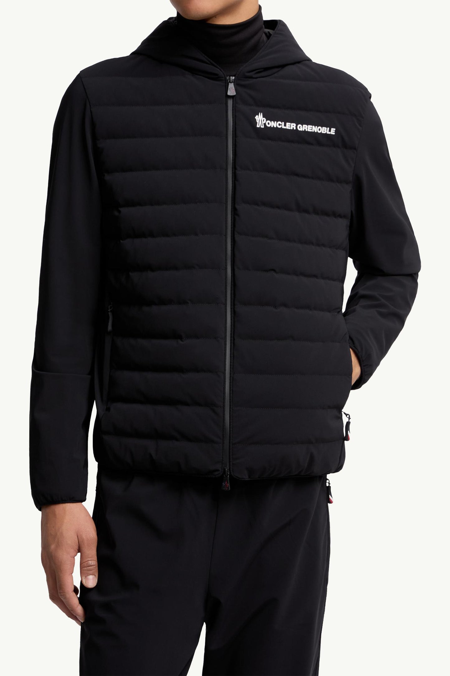 Padded Zip-Up Sweatshirt