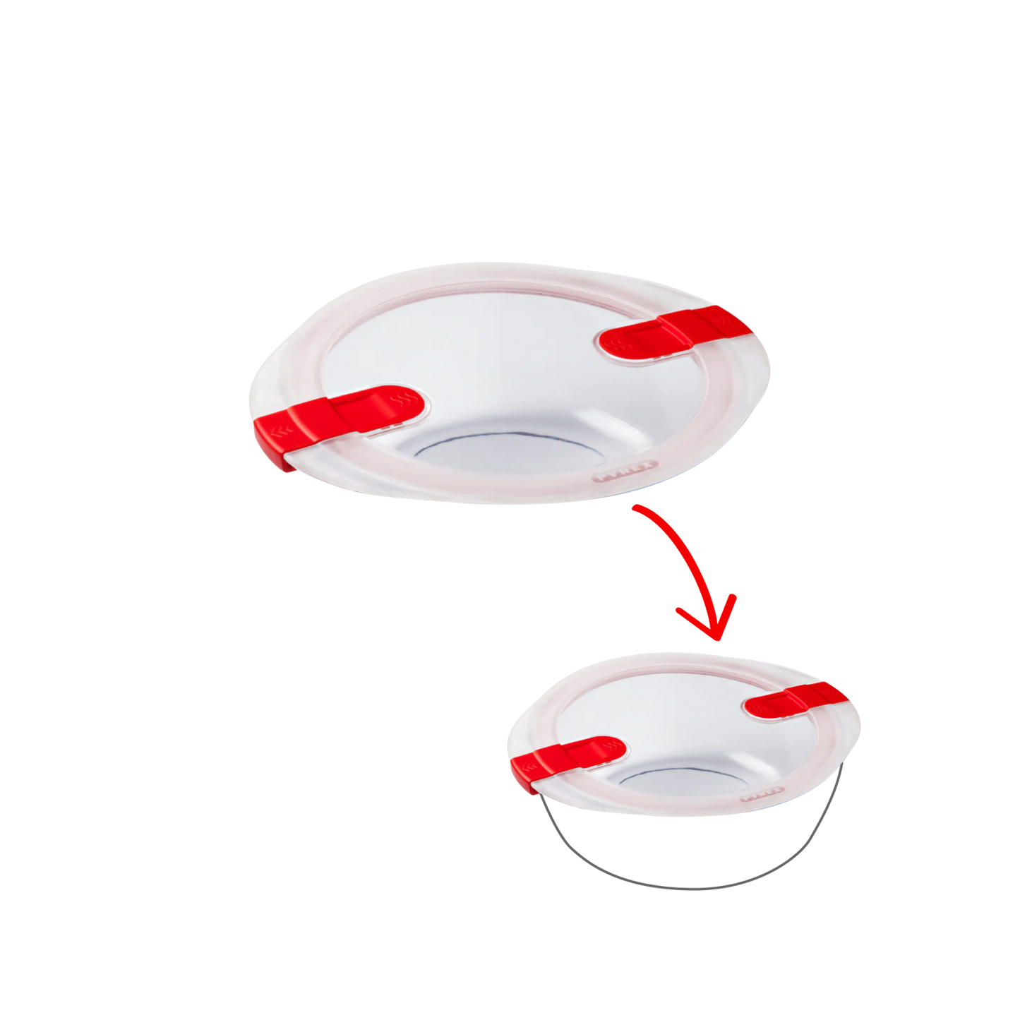 Cook Heat - Round spare lid with steam valves