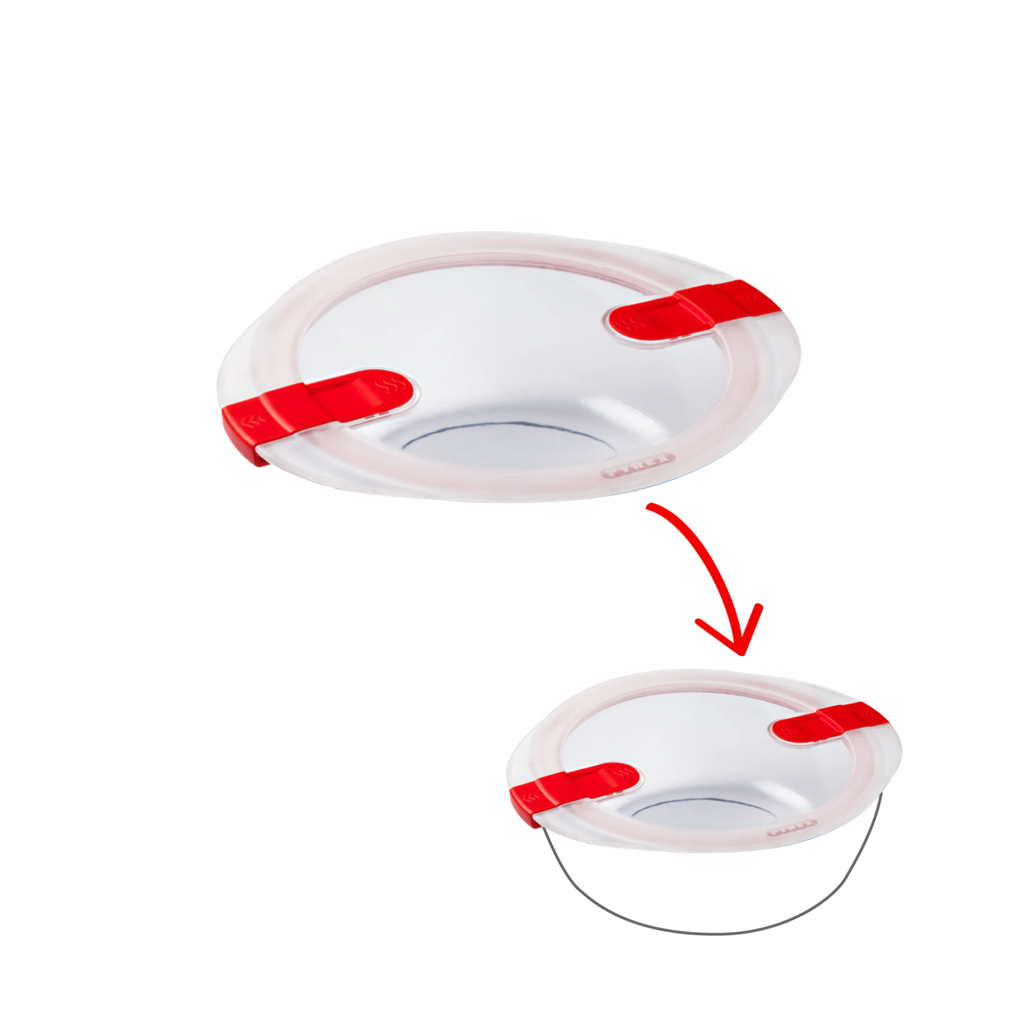 Cook Heat - Round spare lid with steam valves