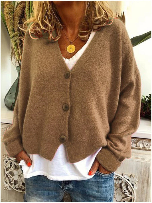 🔥SOLO 36 CAPI RIMASTI - CAPPOTTO IN LANA DA DONNA CON SCOLLO TONDO E MANICHE LUNGHE IN COTONE